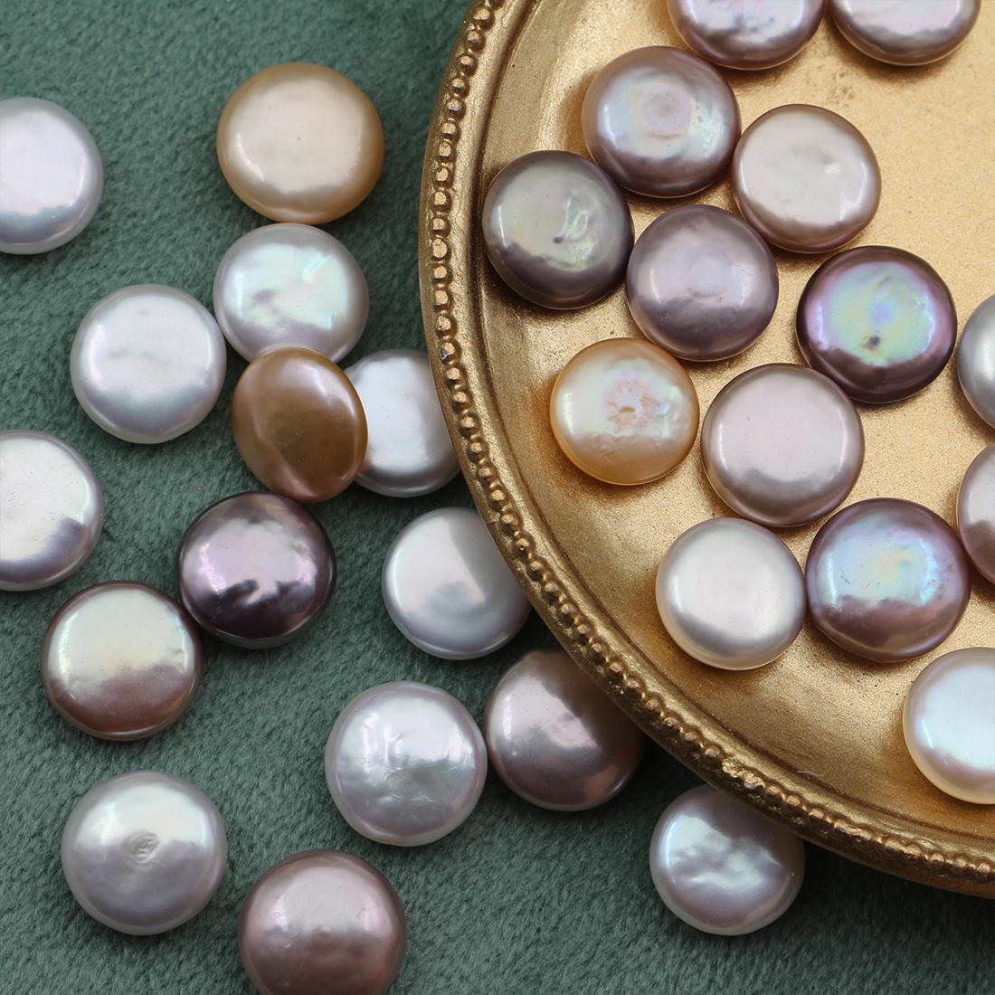 【Button Lover】 Button （3-5 Button Shape Freshwater Pearls) -TikTok Live