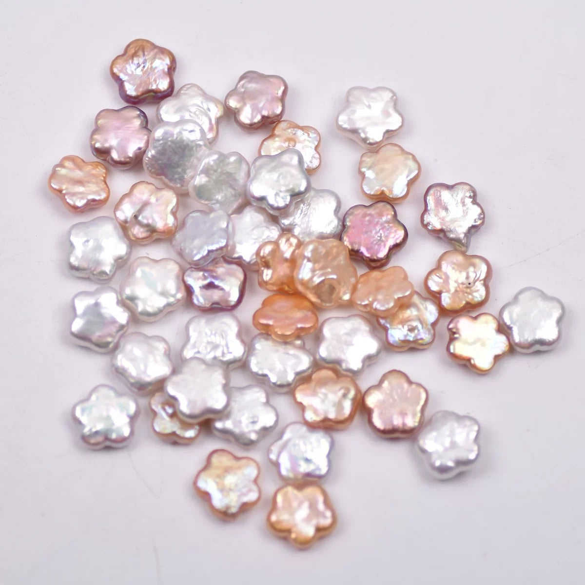 【Flower Lover】Flower  ( carefully selected flawless 7 Flower Shape Pearls ) -TikTok Live