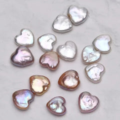 【Heart Lover】 Love Heart  (3 Heart Shape Pearls )